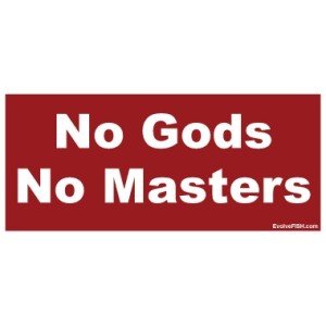 No Gods, No Masters - Sticker
