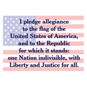 Old Pledge of Allegiance - Sticker